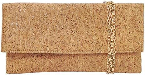 Metallic Cork Clutch