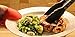 Silicone Kitchen Stainless Steel BBQ Grill Tongs SET by KUM&KUM 9 inch &12 inch in Black + BONUS Oven Mitt Red Cooking Utensil Set