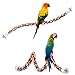 Jusney Bird Rope Perches,Parrot Toys 48 inches Rope Bungee Bird Toy (48 inches)[1 Pack]
