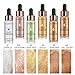 ALIVER Shimmer Liquid Highlighter Ultra-concentrated Bronze Concealer Face Contour Makeup Specular High Beam (#2 CELESTIAL)