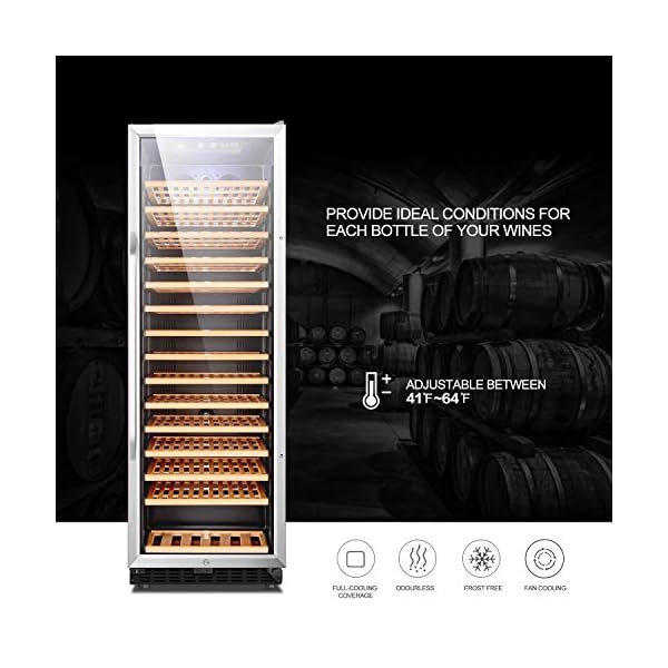 Lanbo-Compressor-Built-in-Single-Zone-Wine-Cooler-with-Safety-Lock-171-Bottles