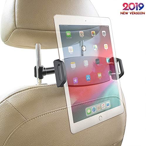 Car Headrest Mount, JAHMAI 360°Multi-Angle Rotation Car Backseat Seat Holder Sedan Headrest Stand Compatible with iPhone/iPad/Galaxy Tab/Kindle Fire/Nintendo/Phone 4.7”-13.5" in Tablet(2019 Upgrade)