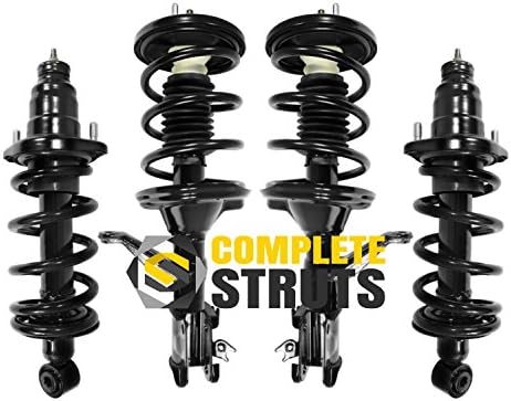 Front & Rear Quick Complete Struts Assembly with Coil Springs Replacement for 2003-2011 Honda Element (Set of 4)