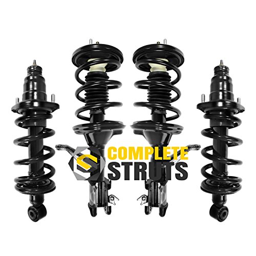 Front & Rear Quick Complete Struts Assembly with Coil Springs Replacement for 2003-2011 Honda Element (Set of 4)