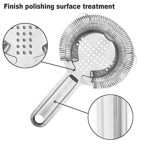 Hawthorne Cocktail Strainer Stainless Steel Bar Strainer for