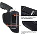 CREATRILL Inside The Waistband Holster | Fits Most J Frame Revolvers/Ruger LCR/Smith & Wesson Body Guard/Taurus/Charter/Most .38 Special Type Guns | Gun Concealed Carry IWB or OWB Holster
