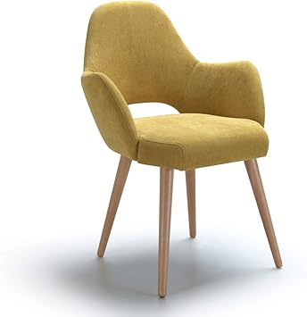 Amazon Marke Alkove Andre Akzentstuhl Gelb Amazon De Kuche Haushalt