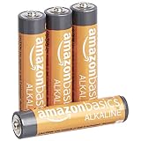 AmazonBasics AAA 1.5 Volt Performance Alkaline Batteries - Pack of 4 (Appearance may vary)