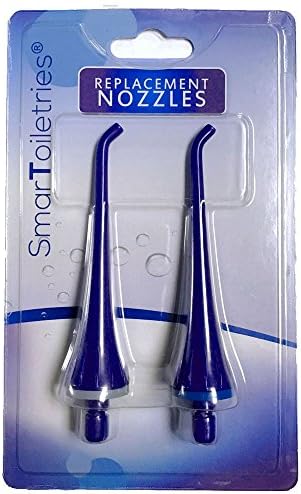 Replacement Tips for SmarToiletries Professional Water Flosser / Oral IrrigatorTwin Pack (Dogder Blue)