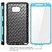 Galaxy Note 5 Case, i-Blason Armorbox Dual Layer Hybrid Full-body Protective Case For Samsung Galaxy Note 5 with Front Cover and Built-in Screen Protector / Impact Resistant Bumpers (Blue)