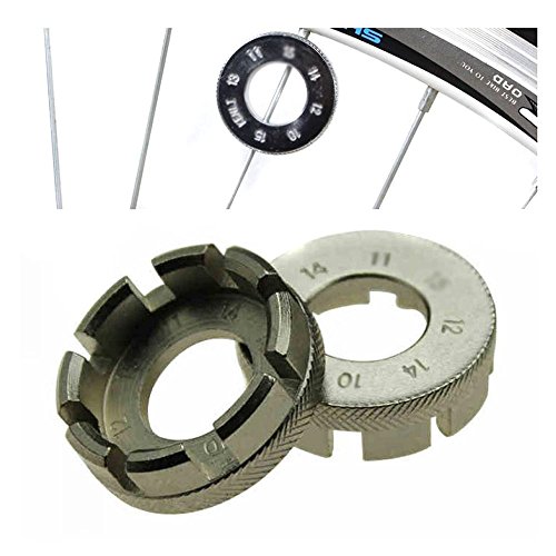 Oceaneshop Bicycle Key Cycling Spoke Nipple Spanner Wrench Wheel Rim Repair Tool