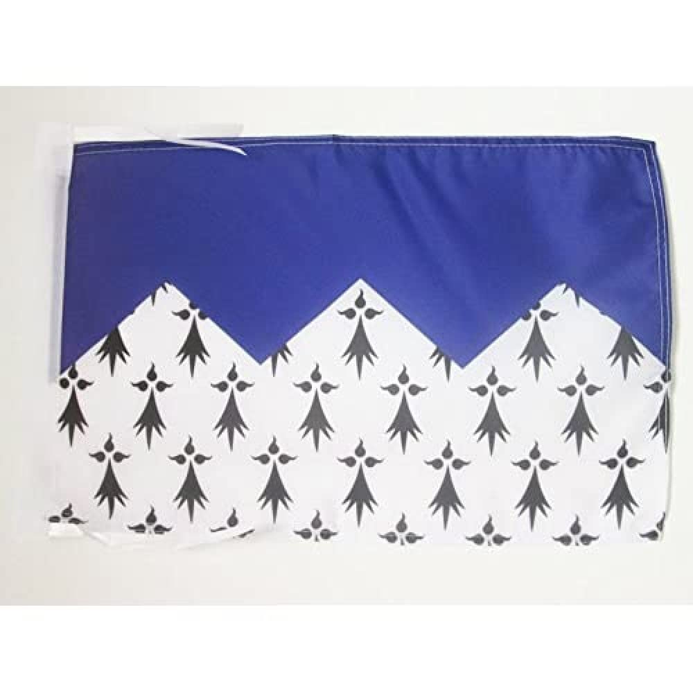 AZ FLAG - Department of Côtes-d'Armor Flag - 18'' x 12'' - 100% Polyester Brittany - Côtes-d'Armor Small Banner with Two Cords - Fade Resistant - Vivid Colors - 18x12 in - 45x30 Cm — image 1