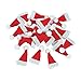 Lot of 48 Mini 1" Red Santa Hats Christmas Doll Crafts by Fun Express