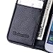 Wisdompro S4 Mini Case, Premium PU Leather 2-in-1 Protective Folio Flip Wallet Case with Credit Card Holder Slots for Samsung Galaxy S4 Mini(NOT S4 FIT) -Black Without Lanyard