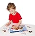 Melissa & Doug Train Sound Puzzle - Wooden Peg Puzzle with Sound Effects (9 pcs)