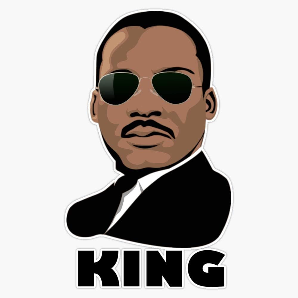 Amazon.com: Rev. Dr. Martin Luther King, Jr. Sticker Sticker Vinyl