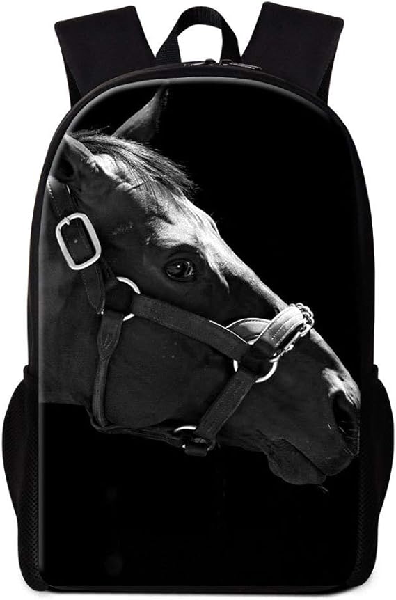 Dispalang Really Cool Horse Backpack for Girl Fashion