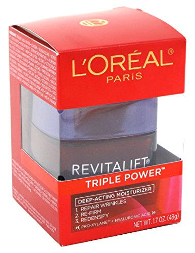 L'Oreal RevitaLift Triple Power Deep-Acting Moisturizer 1.70 oz (Pack of 3)