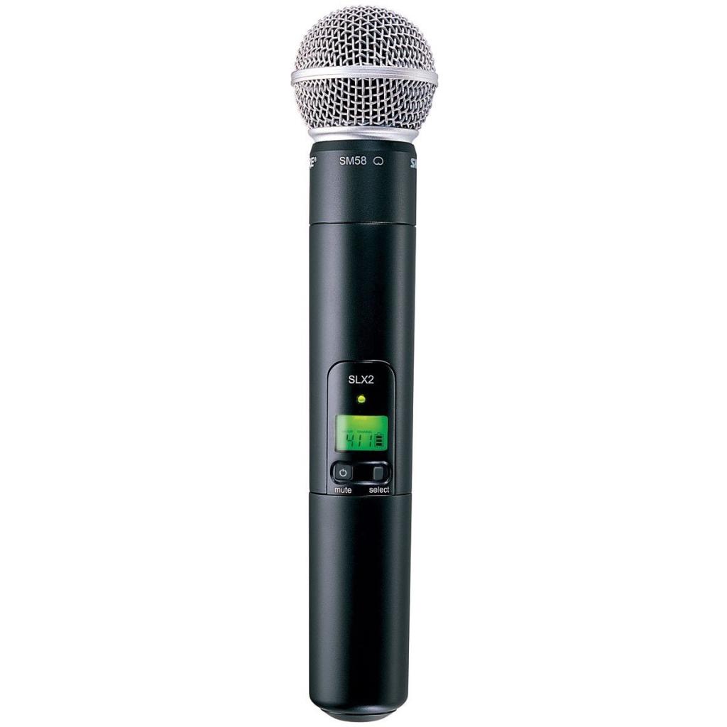 Shure SLX2/SM58 Handheld Transmitter with SM58 Microphone, H5 Musical Instruments