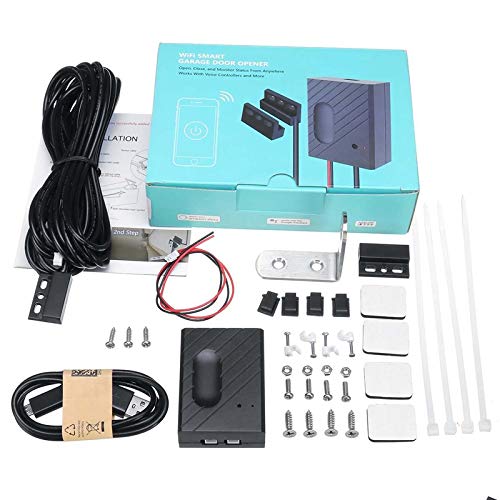 SODIAL WiFi Switch Garage Door Controller for Car Garage Door Opener APP Remote Control Timing Voice Control