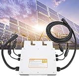 Walfront 500W Micro Solar Grid Tie Inverter MPPT LED Display IP65 Waterproof view 5