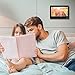 TENKER 8-inch HD Digital Photo Frame IPS LCD Screen with Auto-Rotate/Calendar/Clock Function, MP3/Photo/Video Player with Remote Control (Black)