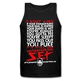 Black CT FLETCHER I Don't Care Tank-top Men's