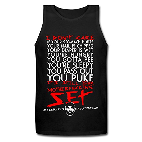 Black CT FLETCHER I Don't Care Tank-top Men's