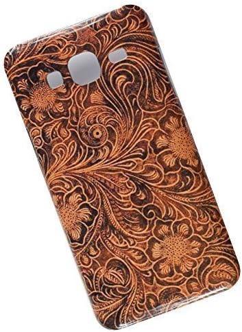 Slim Case for Samsung Galaxy J3 (J320). Tooled Leather Look.