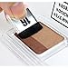 Turelifes Lazy Eyeshadow Stamp 16 brand Holiday Edition Everyday Magazine eye shadow with Double Colors Glitter Gradient Eye Shadow Palette Long Lasting (Double brown)