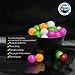 SportzGo Beer Pong Plastic Balls Bulk - 144 Pack of Washable Balls for Beer Olympics Drinking Games Table Tenis Carnival Beer Pool Games Assorted Color Ball 38 mm Party Decorations Indoor & Outdoor