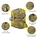 HUKOER 35L/45L Military Tactical Backpack -Tactical Assault Molle Rucksacks Waterproof Expandable Hunting Backpack Outdoor Daypack for Hiking Camping Trekking Hunting Bag (Khaki-45L)