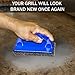 Upper Midland Products Griddle Cleaning Kit Commercial Grade, Includes Two Restaurant Grade Cleaner Pads, Two Grill Screens and one Polish pad Scrubber Holder