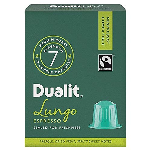 Dualit Lungo Nespresso Compatible Coffee Capsules 10 per pack
