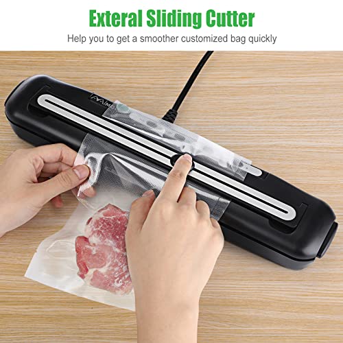 Moldiy Food Saver Vacuum Sealer, Super Compact Food Vacuum Machine with