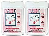 Face Print (New!) - Premium Make-Up Removing Wipes 40ct (2 x 20ct canisters per order) **Special Introductory Pricing**