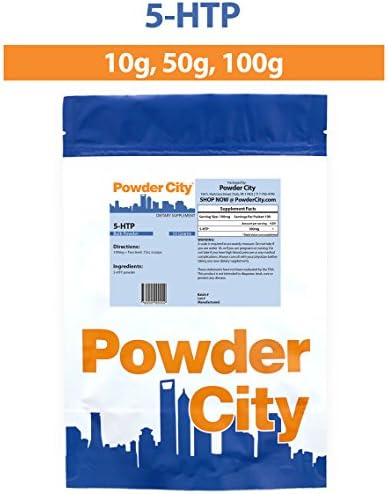 Powder City 5-HTP (5-Hydroxytryptophan) (50 Grams)