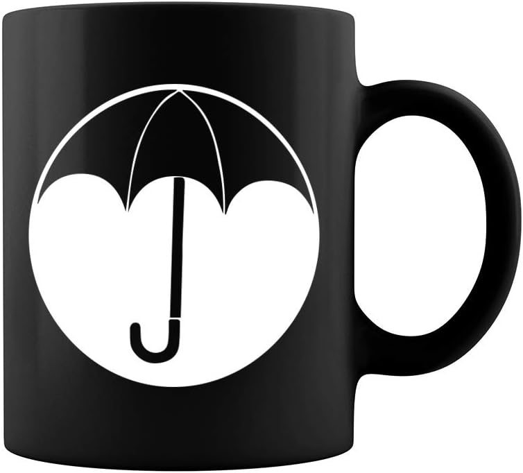 The Umbrella Academy Ceramic Coffee Mug Tea Cup (11oz, Black)