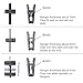 House Day 100 Pack Plastic Finger Clips for Hangers, Hot Pink Pants Hanger Clips, Strong Pinch Grip Clips for Use with Slim-line Clothes Hangers, Clips for Velvet Hangers
