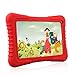Dragon Touch 7-Inch. Quad Core Android Kids Tablet, IPS Display with Wifi and Camera and Games, HD Kids Edition, Zoodles Pre-Installed - Red Silicone