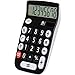 Office+Style A2DESKTOPBLACK 8 Digit Dual Powered Desktop Calculator, LCD Display, Black