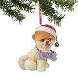 Department 56 Presents Boo The World's Cutest Dog with Bone Tag Ornament, 3-Inch