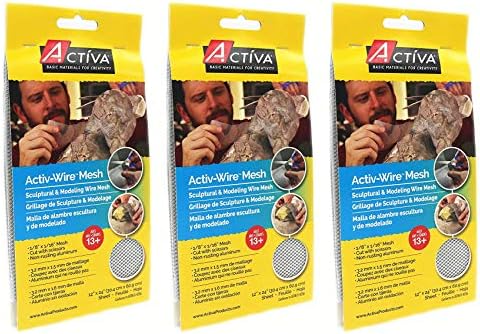 Activa Products 12 by 24-Inch Wire Mesh for Arts and Crafts, Small (Тhree Pаck)