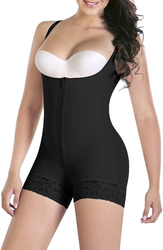 GODGETS Women Body Shaper Seamless Firm Control Shapewear Open Bust Bodysuit Slimmer Briefer