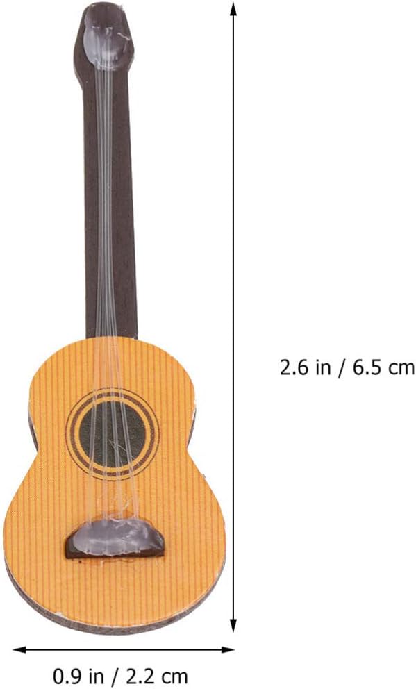 Healifty Miniature Vase Set - 2pcs Dollhouse Accessories Tiny Glass Flower Decor For 1/12 Scale