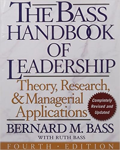 Handbook of Leadership