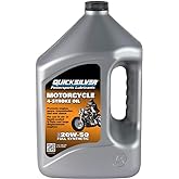 Quicksilver 20W-50 Full Synthetic Motorcycle Oil, 1 Gallon