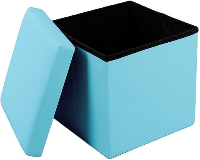 SODIAL (R) organizador banco de almacenamiento Otomano reposapiés