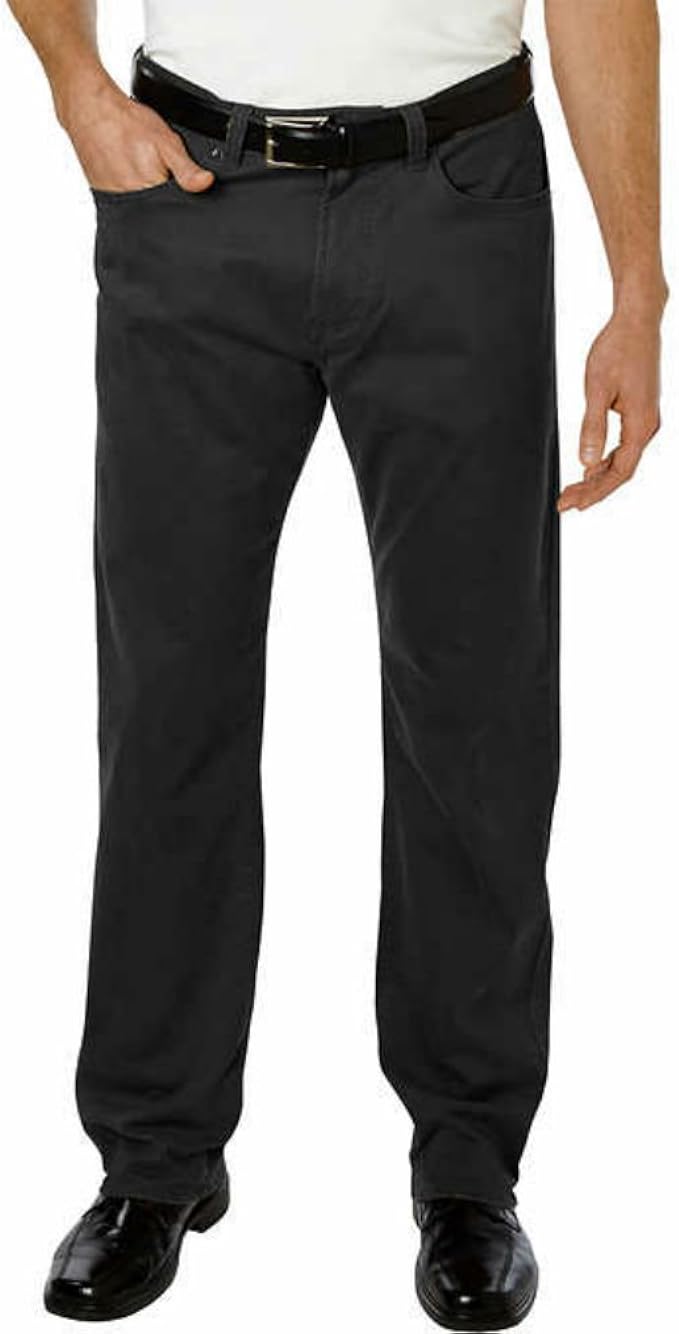 Kirkland Signature Men's 5 Pocket Brushed Twill Pant (3634, Graphite