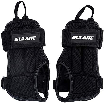 LALATECH Wrist Guards for Skating, Impact Skating Gloves Fitted Wrist Brace Wrist Support for Snowboarding, Skating, Street Racing, Motocross, Mountain Biking, Weightlifting